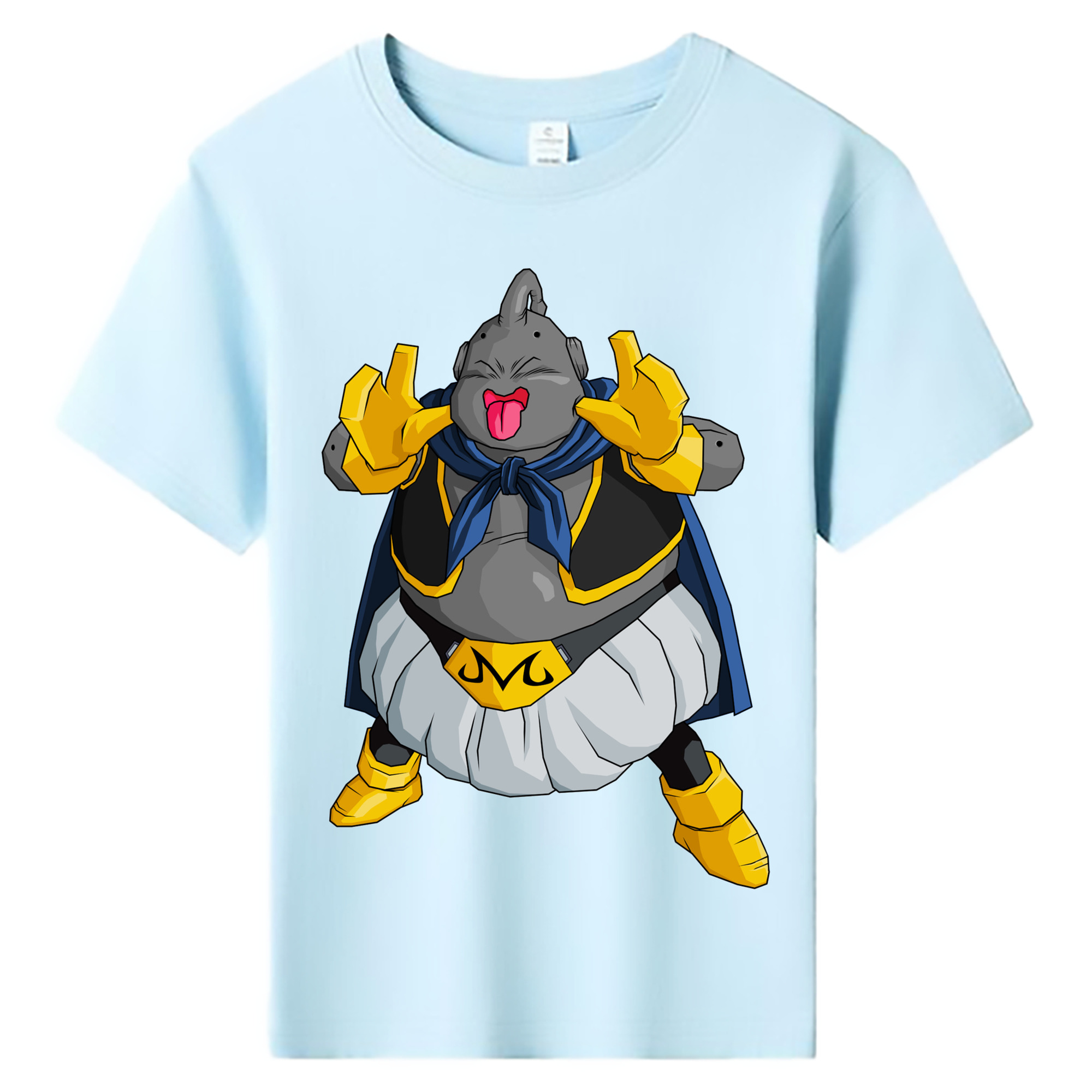 （画像用） ドラゴンボール 魔人ブウ DRAGON BALL Majin Buu 綿100％キッズTシャツ（フロントプリント）